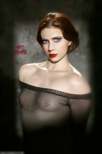 Amy Adams Pierced Nipples Fake